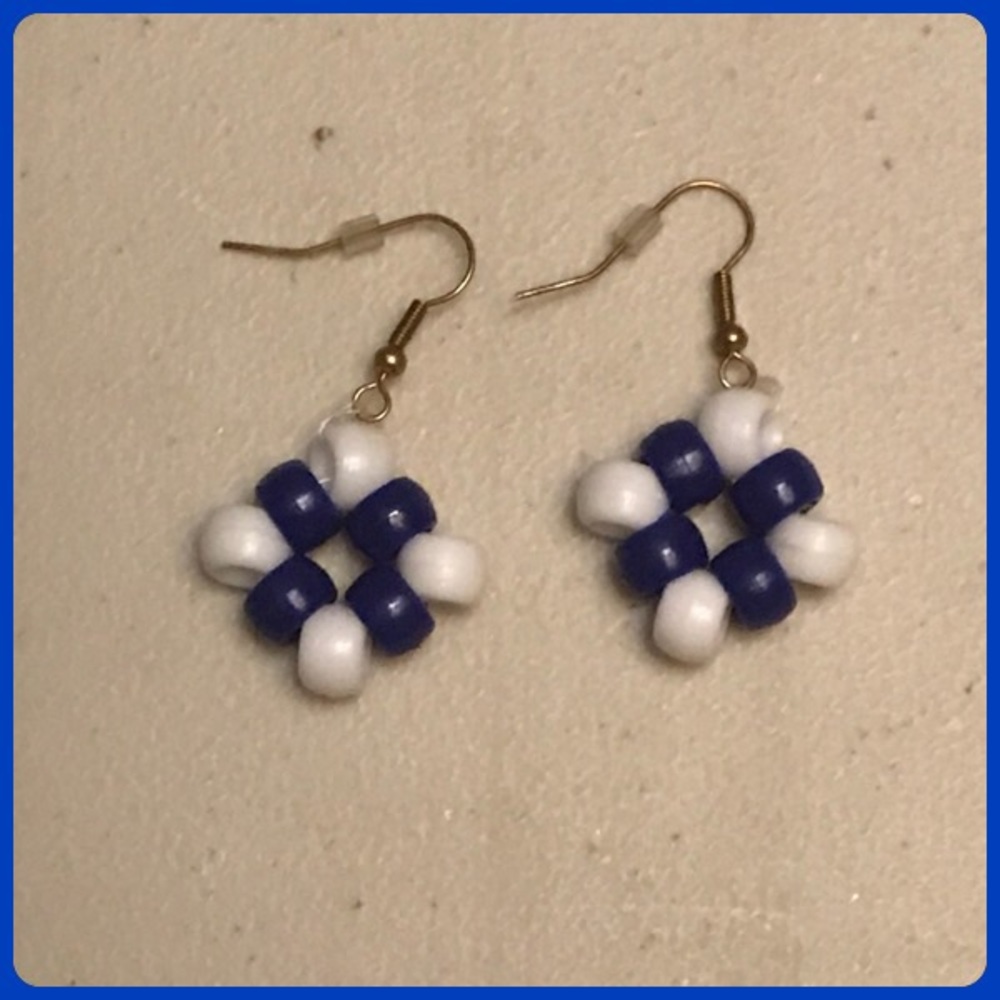 🐠 3 for $15 🐠 Pony bead earring handmade